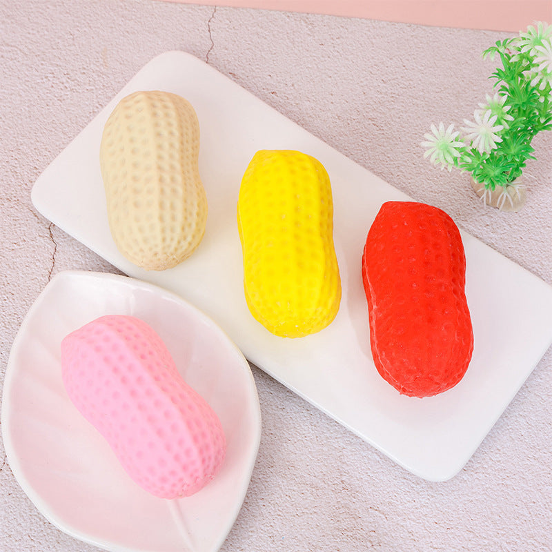 Squeeze Peanuts, Hamburgers, Corn Toy