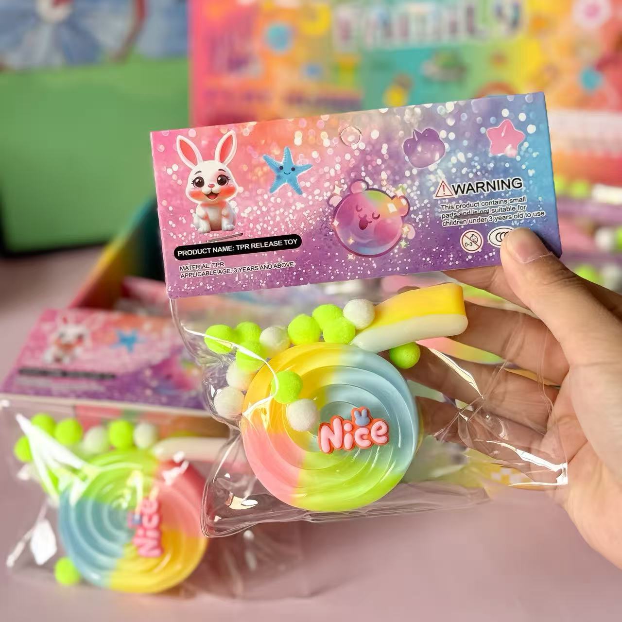 Squishy Squeeze Lollipop Toy