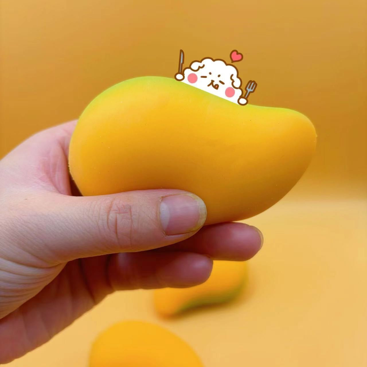Squishy Squeeze Mango Toy