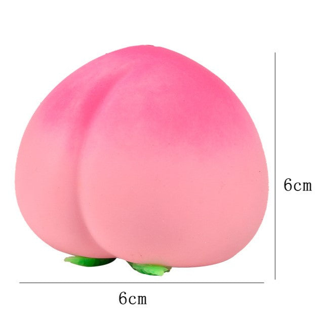 Squishy Squeeze Peach Toy