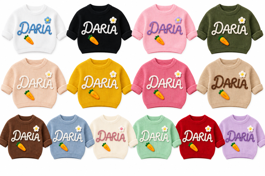 Knit sweater color options