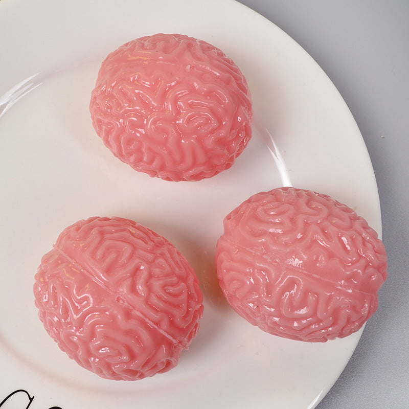 Squishy Squeeze Halloween Brain Toy