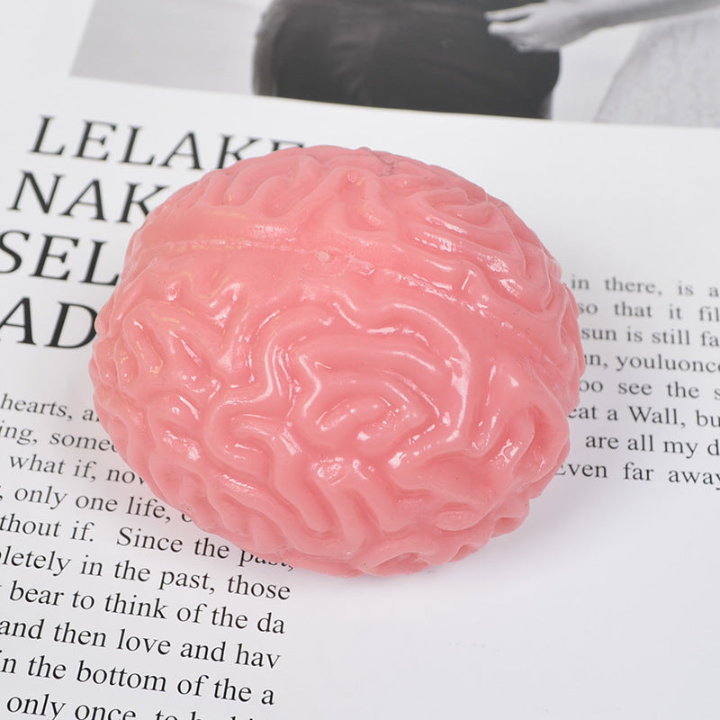 Squishy Squeeze Halloween Brain Toy