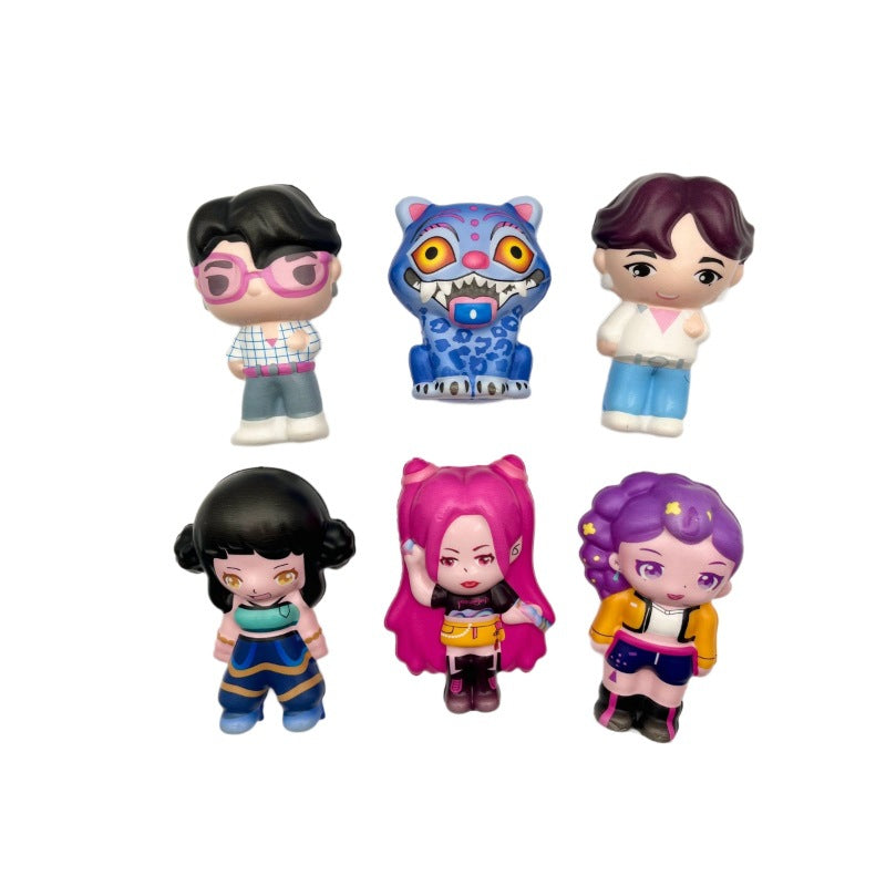 Juguete de personaje de la película Squeeze - 6 piezas por juego