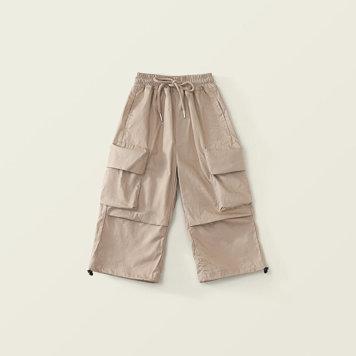 Girls Spring Multicolored Pocket Cargo Pants