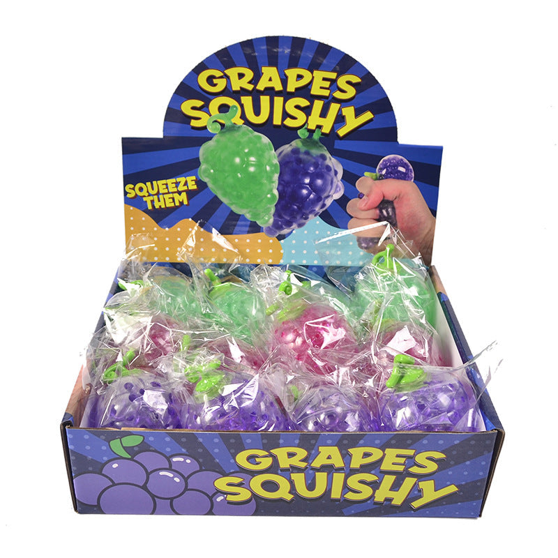 Squishy Squeeze Grape Toy