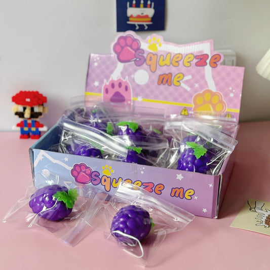 Squishy Squeeze Grape Toy