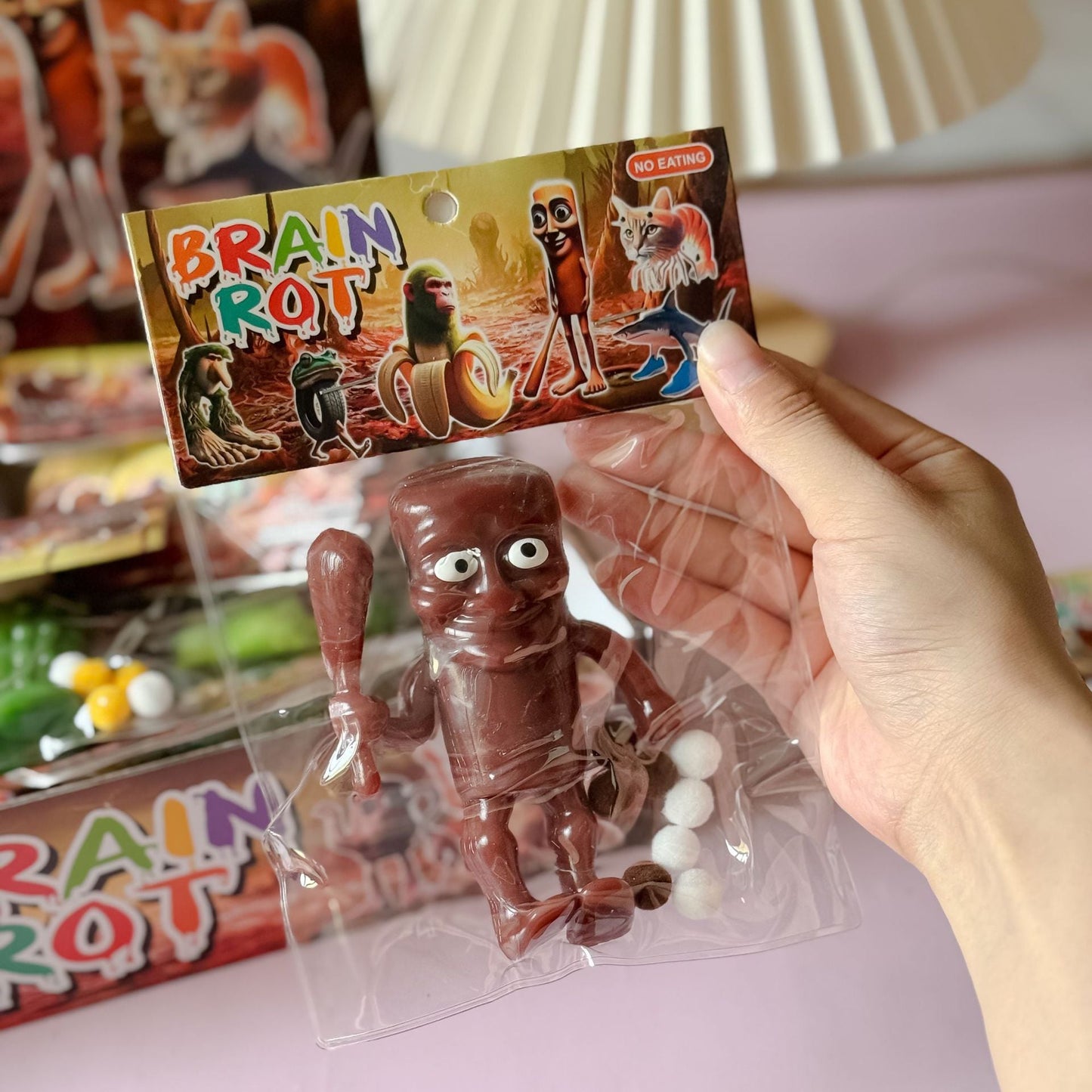 Squishy Squeeze Brain Rot Toy