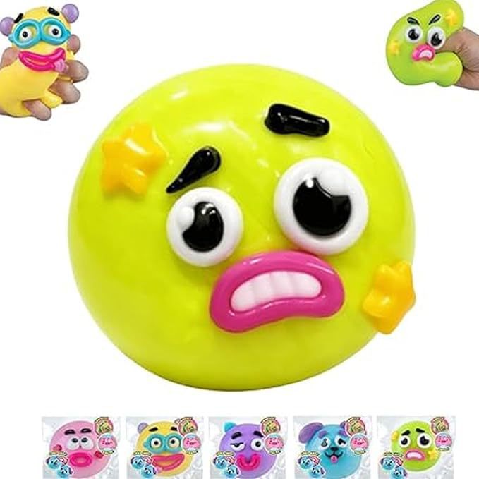 Squishy Squeeze Funny Face Toy