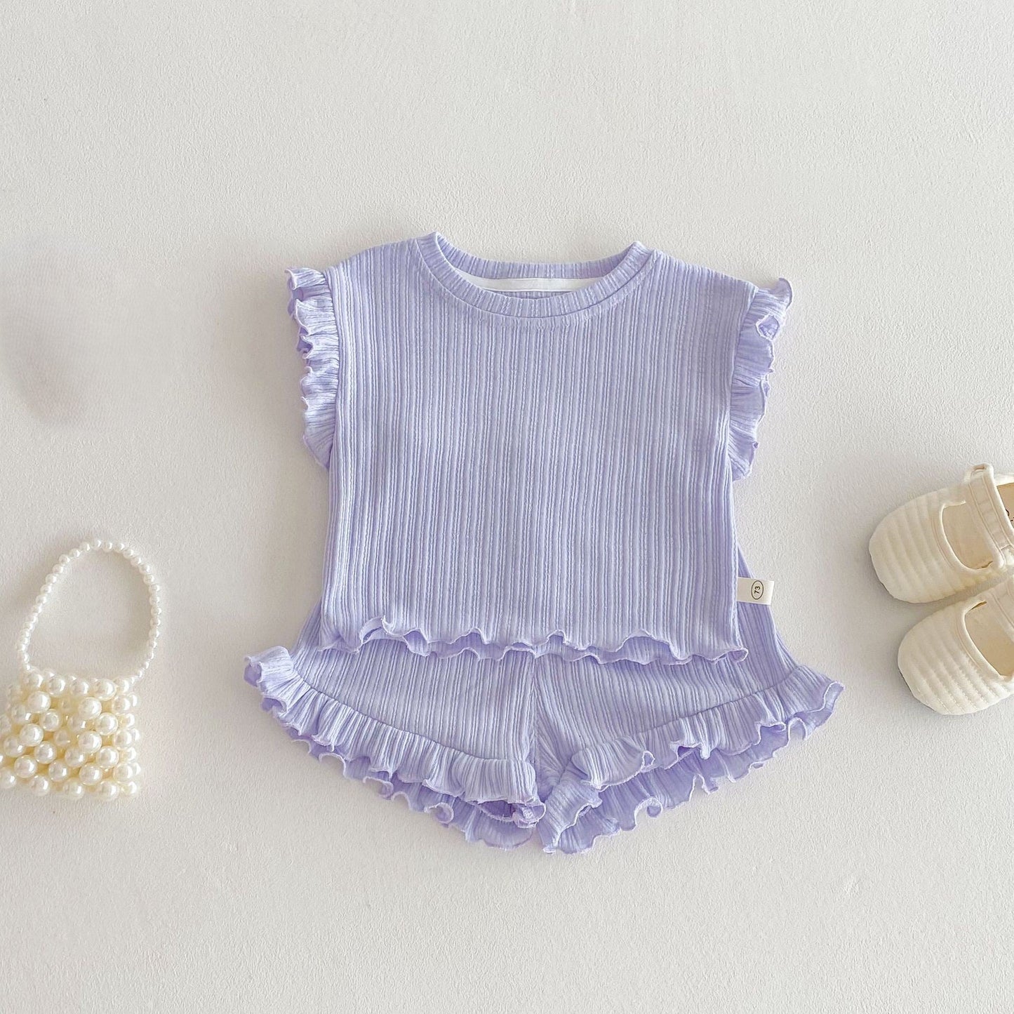 Girls Spring&Summer Trip Shorts Set