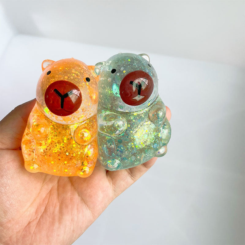 Squishy Squeeze Capibara Toy-Sequin