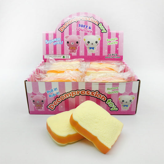 Squishy Squeeze Toast Toy