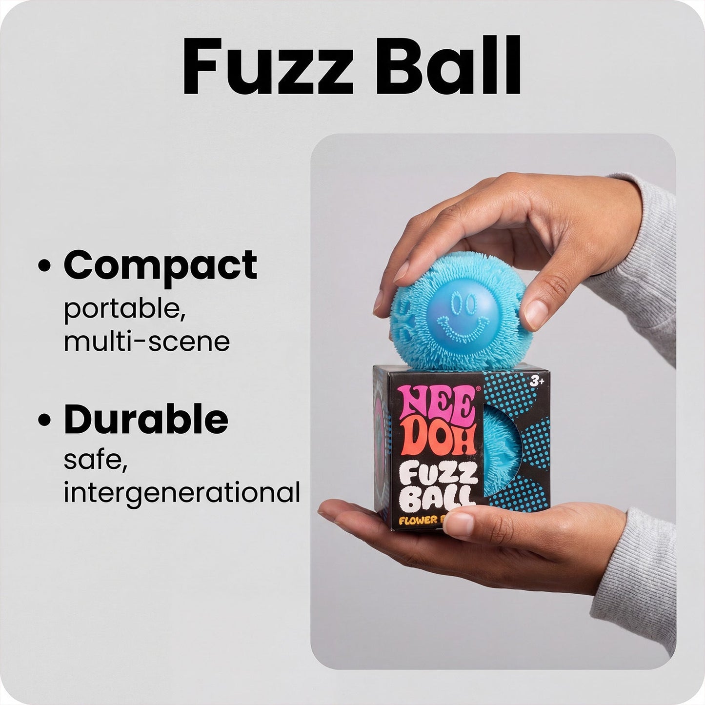 Squeeze Fuzz Ball Toy