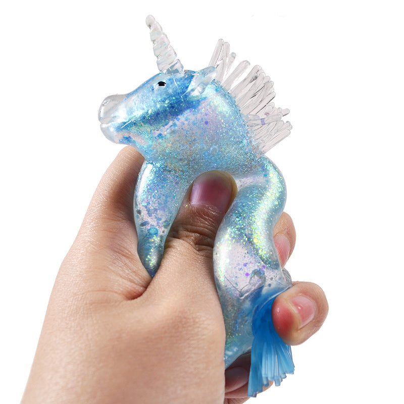 Giocattolo Squeezable Unicorno-Paillettes