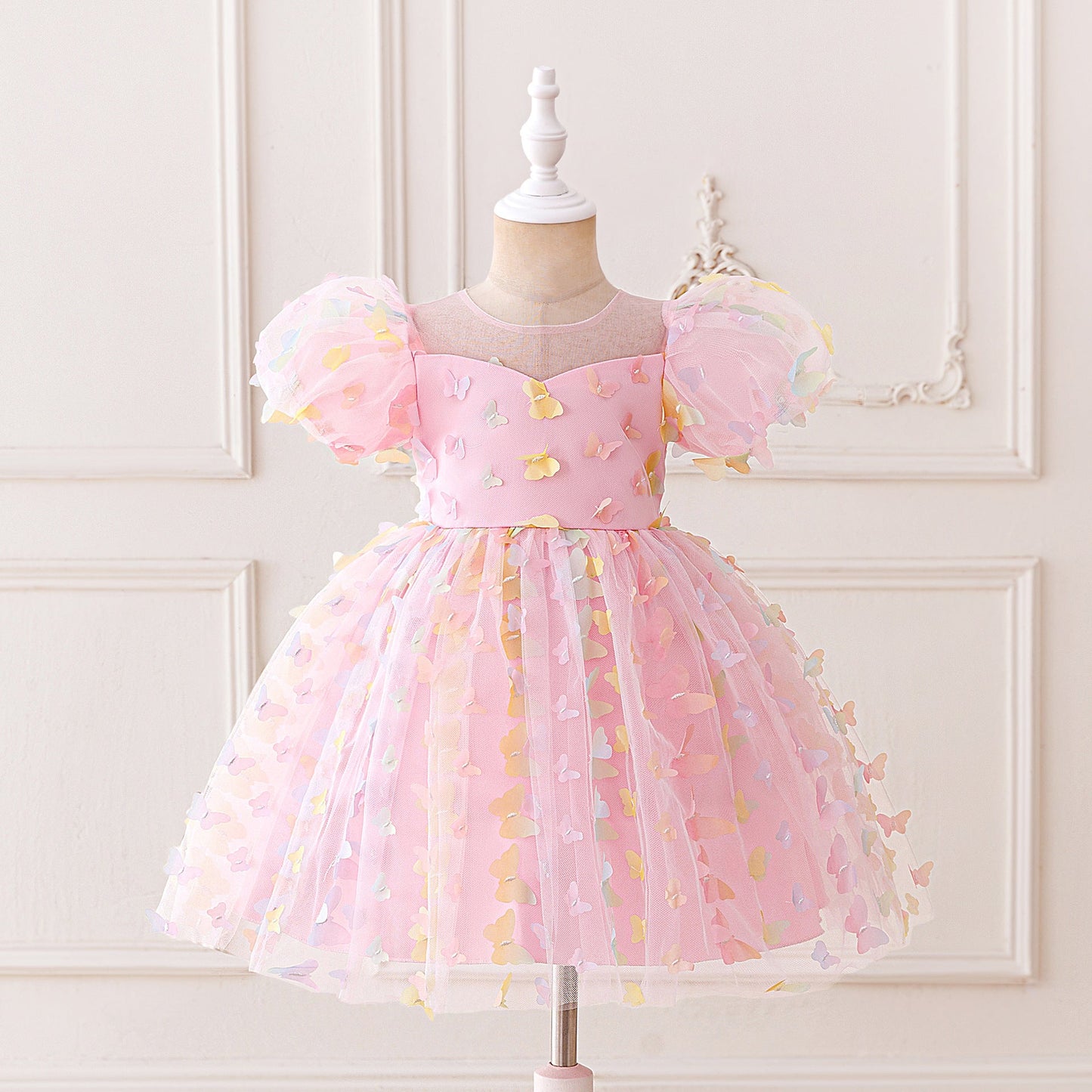 Girls Spring&Summer Butterfly Tulle Dress