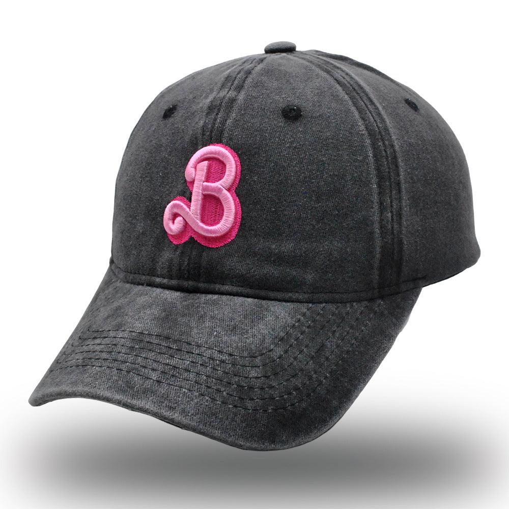 （Pre ordine）Cappello ricamato con lettera B per adulti