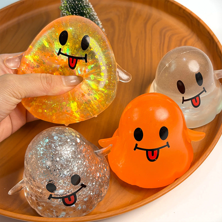 Squishy Squeeze Halloween Ghost Toy