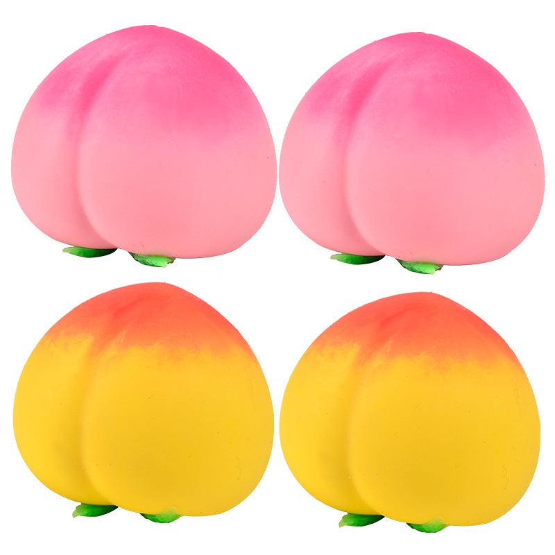 Squishy Squeeze Peach Toy