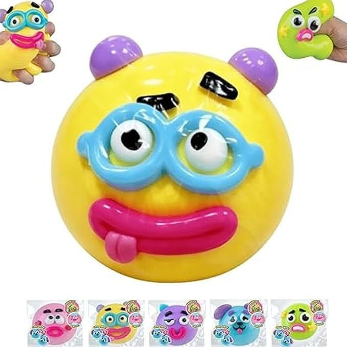 Squishy Squeeze Funny Face Toy