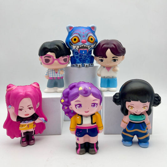 Squeeze Movie Character Toy - 6 pcs to a set
