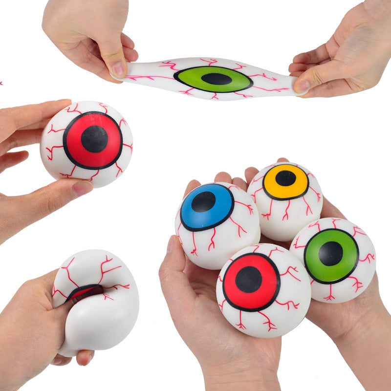 Squishy Squeeze Halloween Eyeball Toy