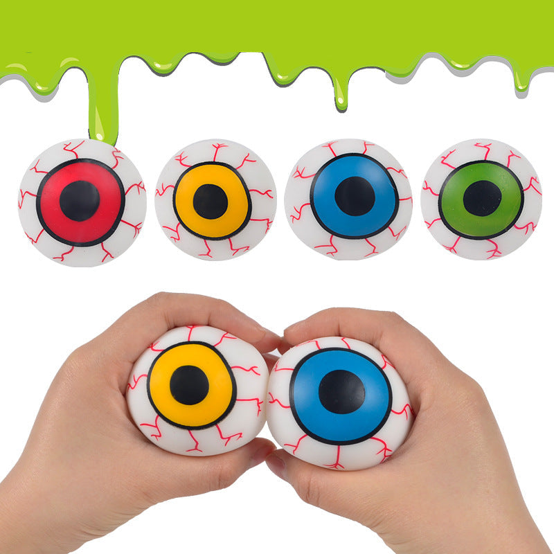 Squishy Squeeze Halloween Eyeball Toy
