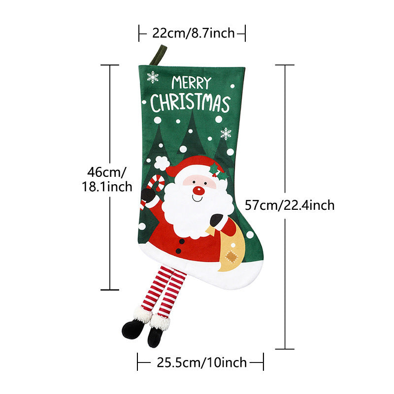 (Pedido anticipado) Colgante de calcetín navideño