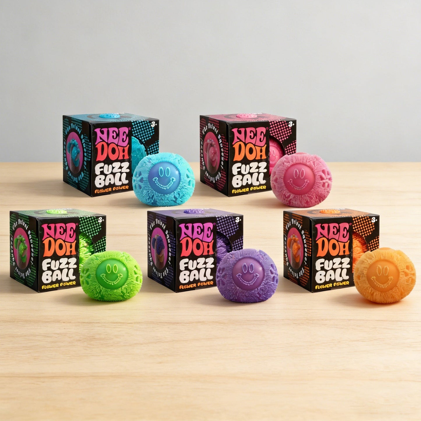 Squeeze Fuzz Ball Toy