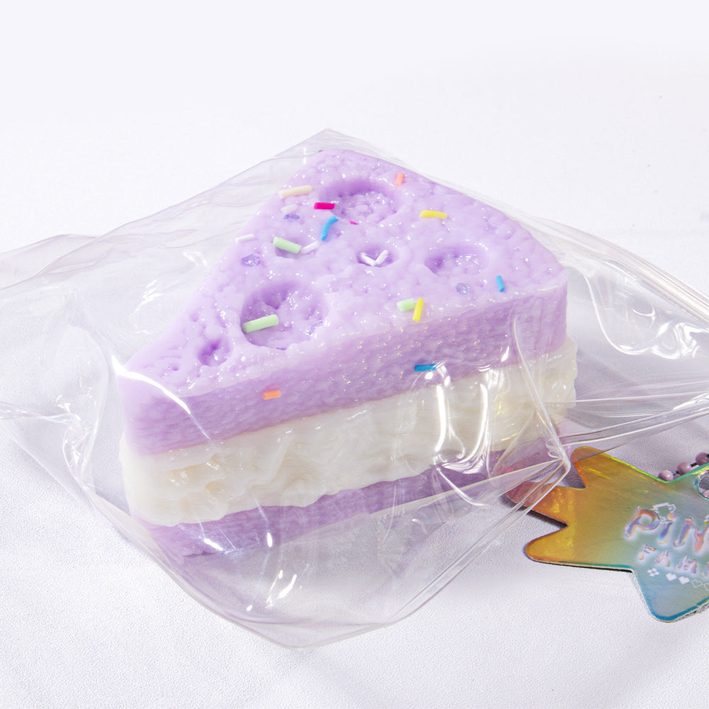 Giocattolo squishy a forma di formaggio