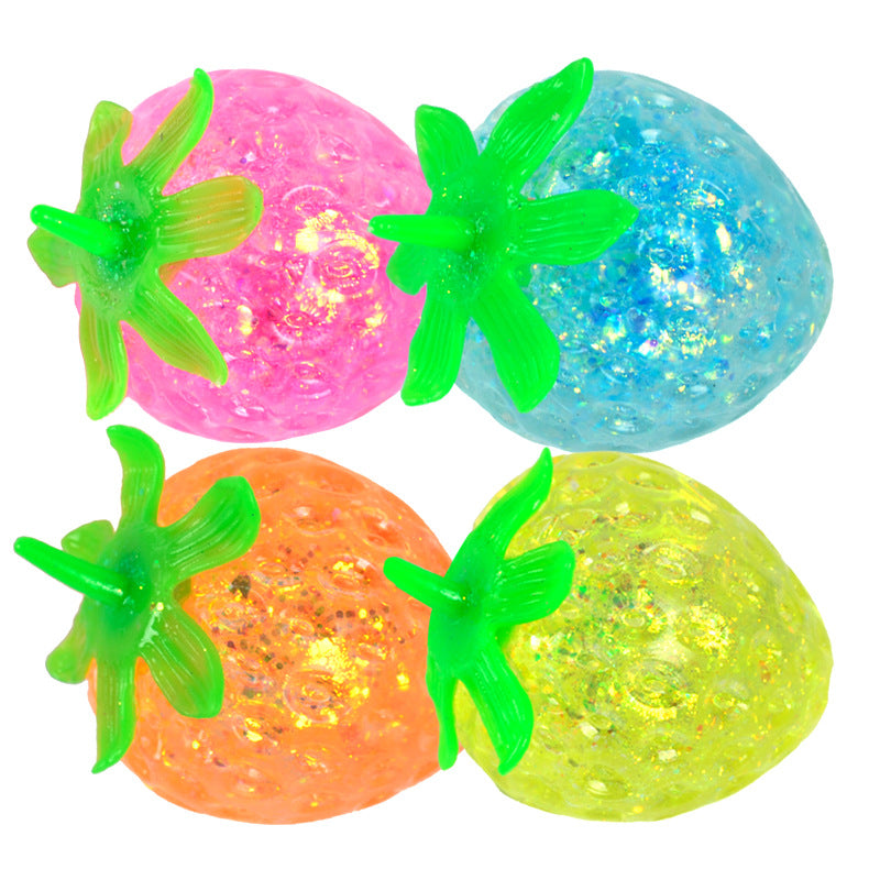 Squeeze Strawberry Toy-Sequin