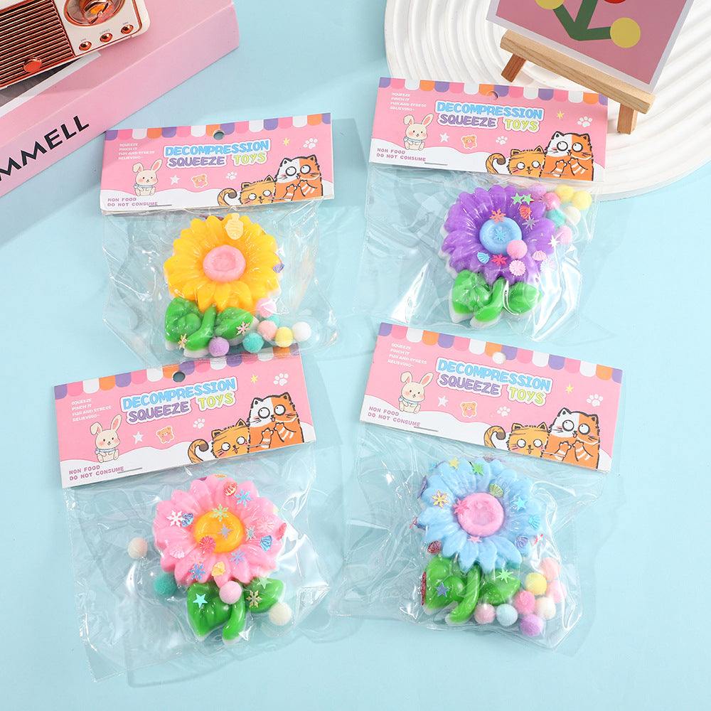 Squishy Squeeze Sunflower Toy