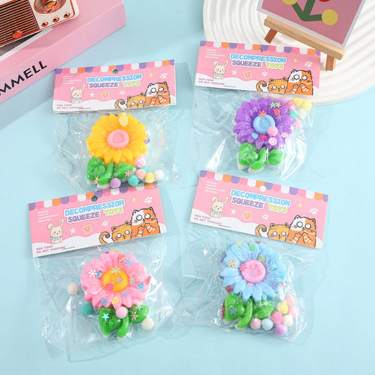 Squishy Squeeze Sunflower Toy