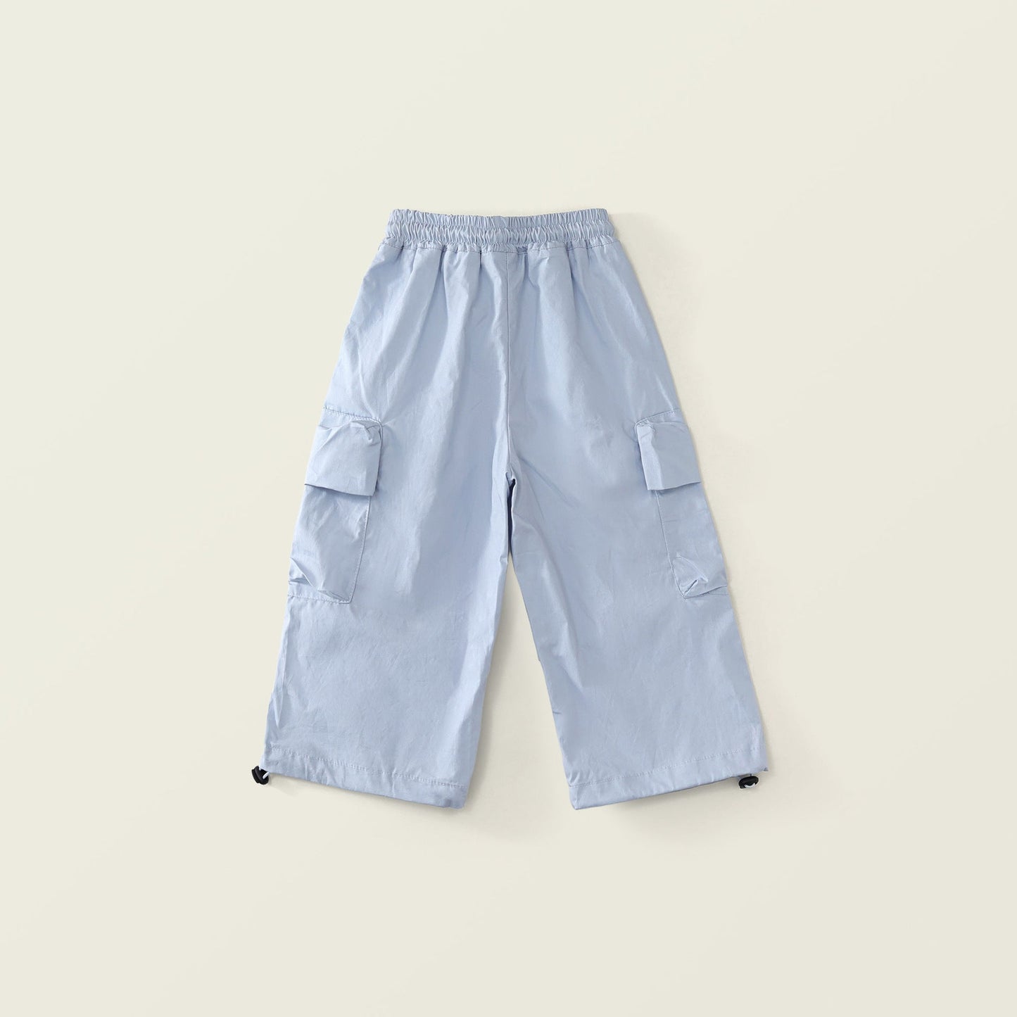 Girls Spring Multicolored Pocket Cargo Pants