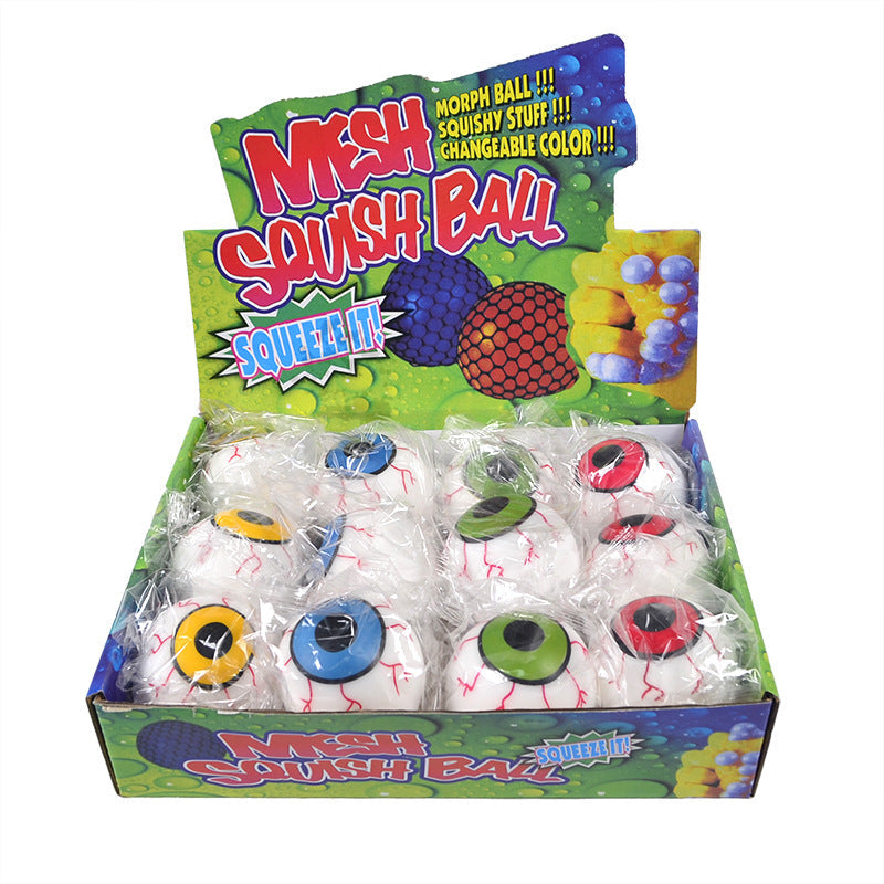 Squishy Squeeze Halloween Eyeball Toy