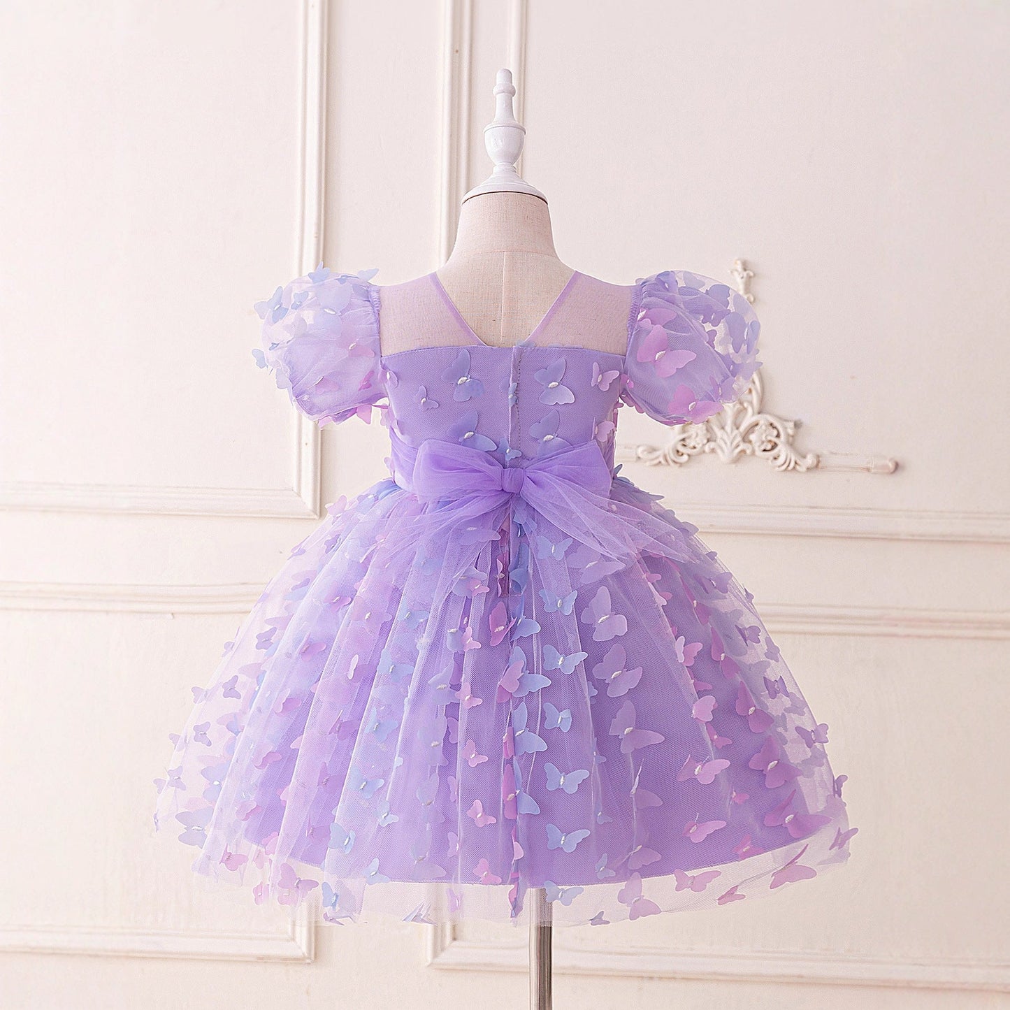 Girls Spring&Summer Butterfly Tulle Dress