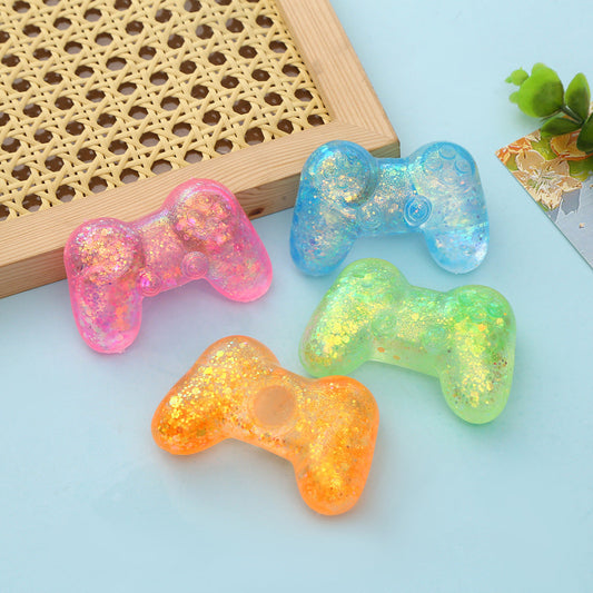 Squishy Squeeze Glitter Gamepad Toy