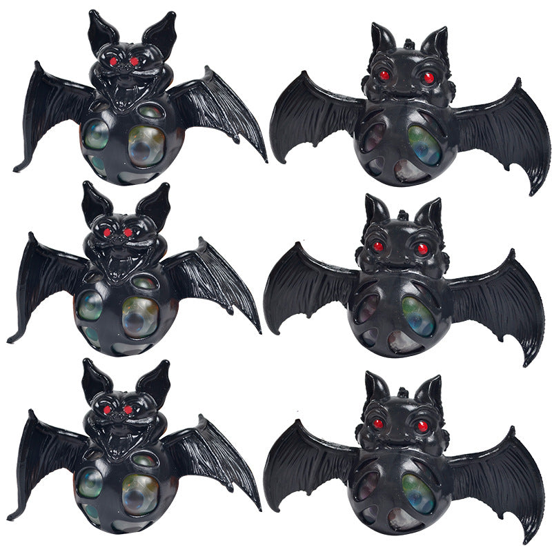 Squishy Squeeze Halloween Bat Toy