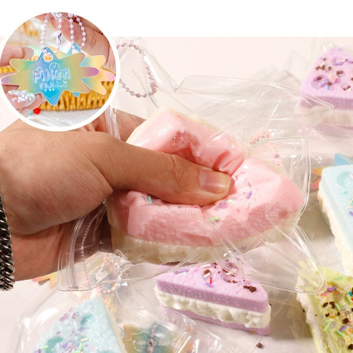 Giocattolo squishy a forma di formaggio