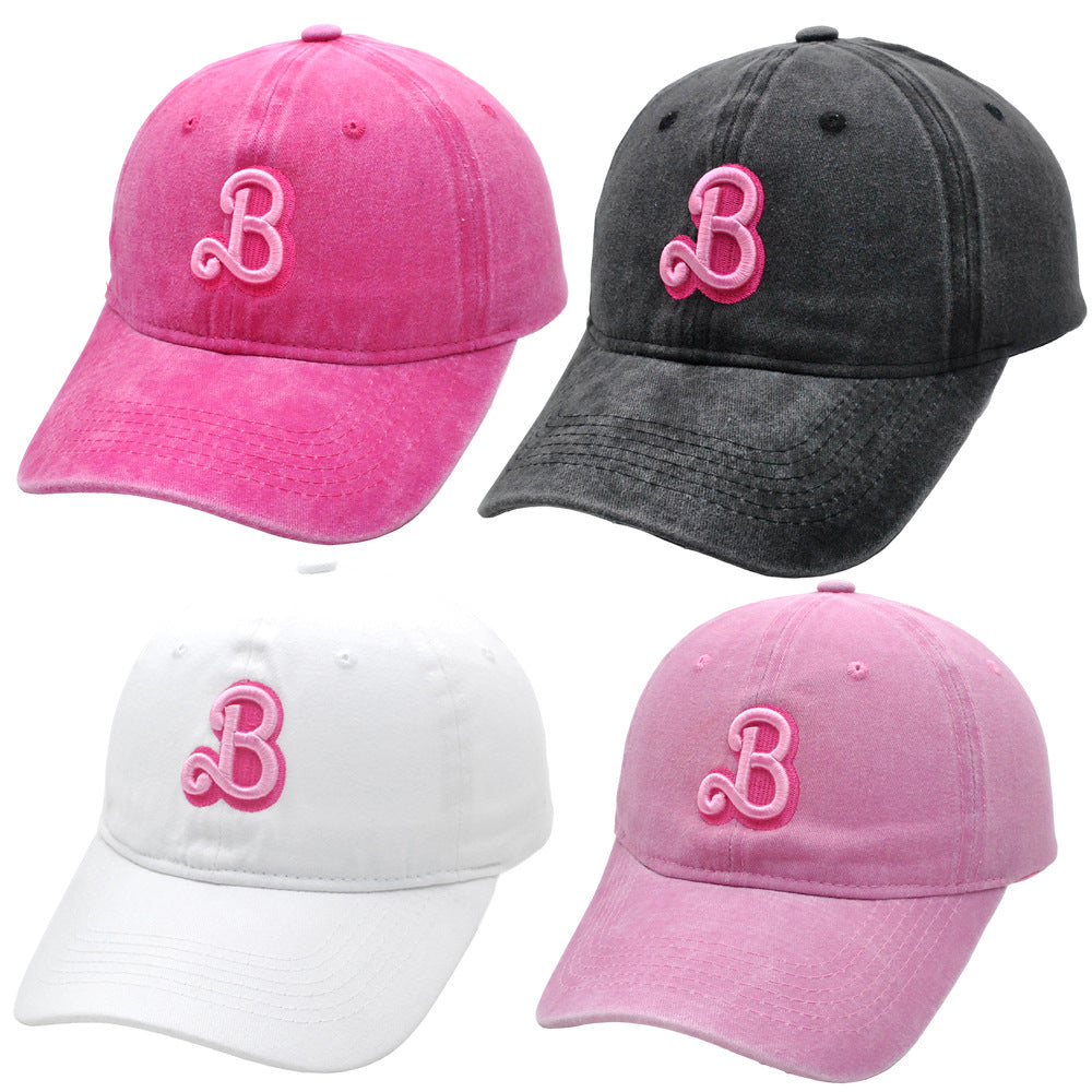（Pre ordine）Cappello ricamato con lettera B per adulti
