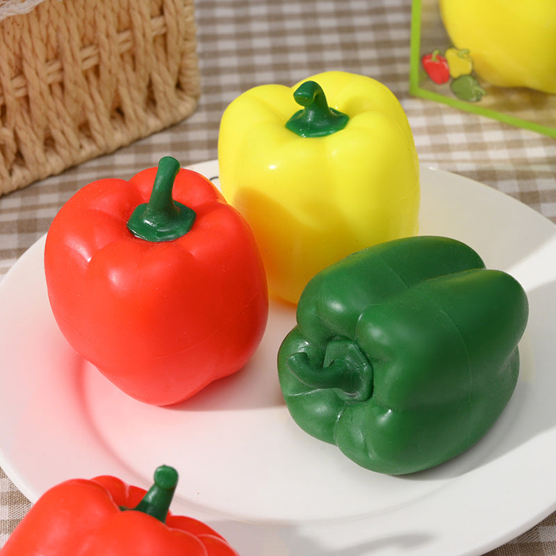 Squishy Squeeze Bell Pepper Toy