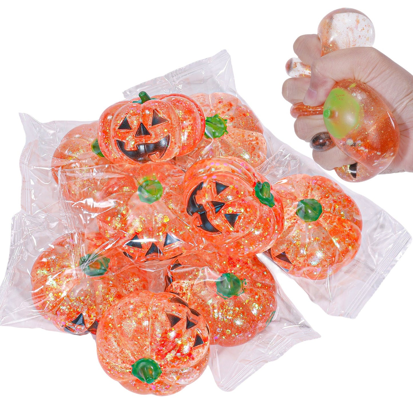 Squishy Squeeze Halloween Pumpkin Toy