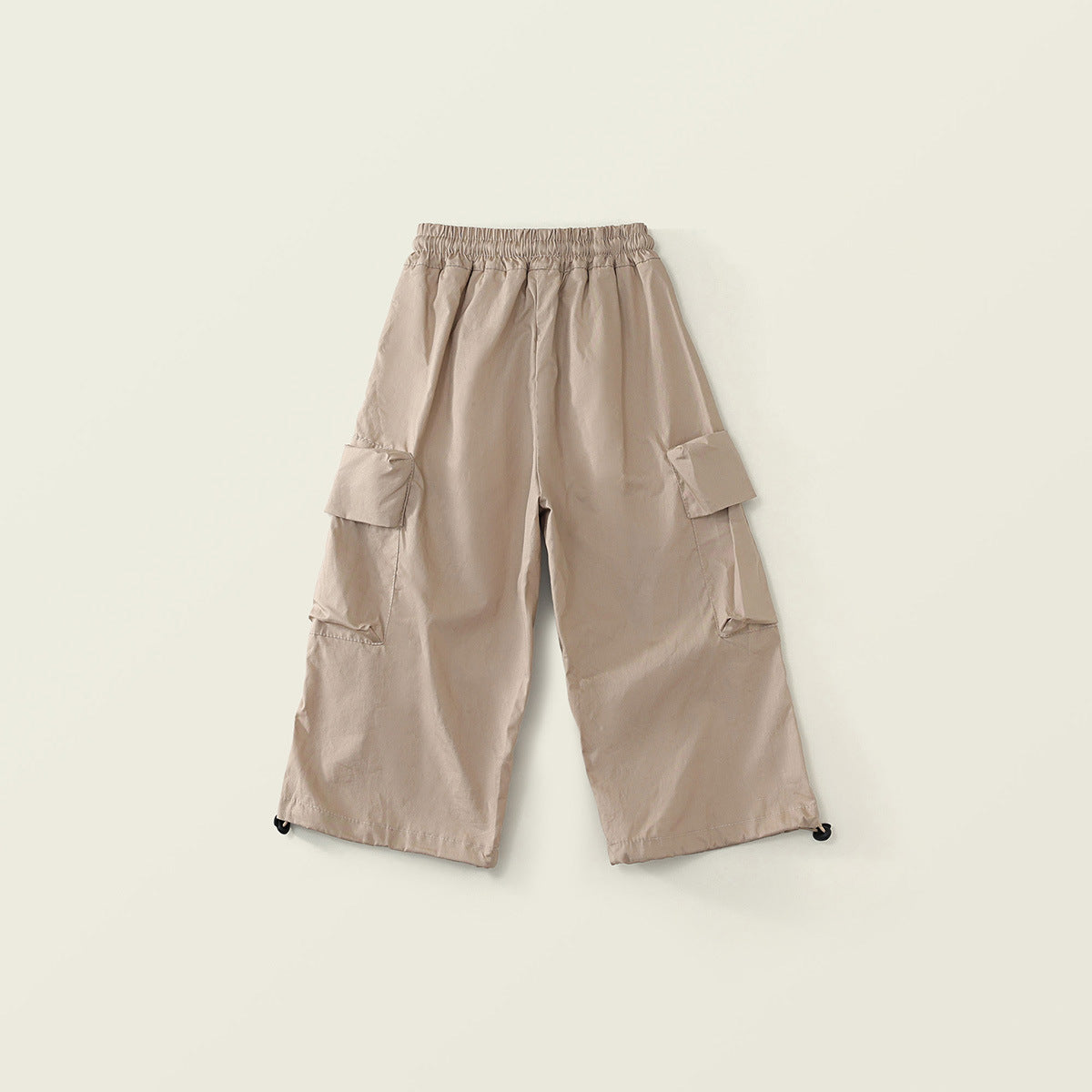 Girls Spring Multicolored Pocket Cargo Pants