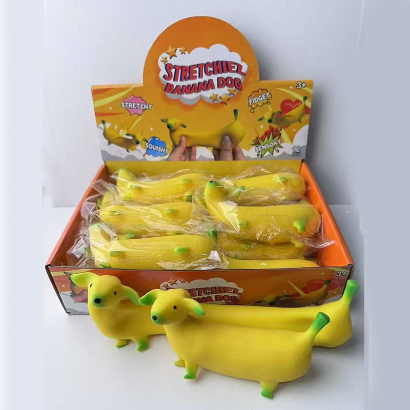Cagnolino Morbido a Forma di Banana