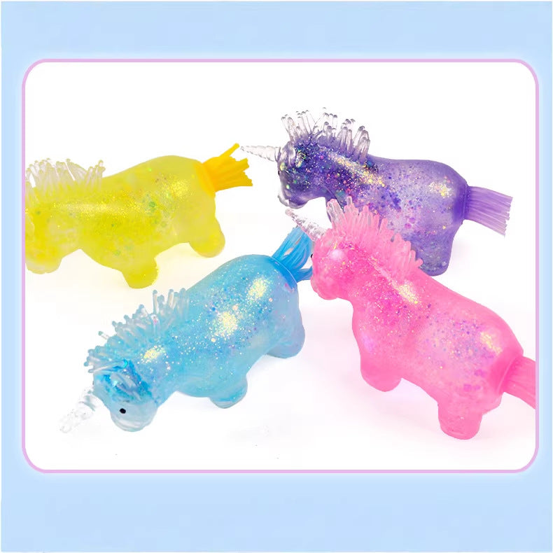 Giocattolo Squeezable Unicorno-Paillettes