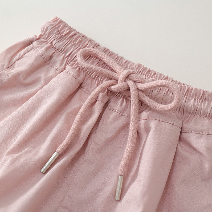 Girls Spring Multicolored Pocket Cargo Pants