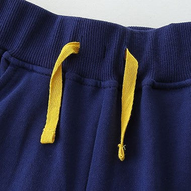 Boys Spring&Summer Truck Embroidery Cotton Shorts Set
