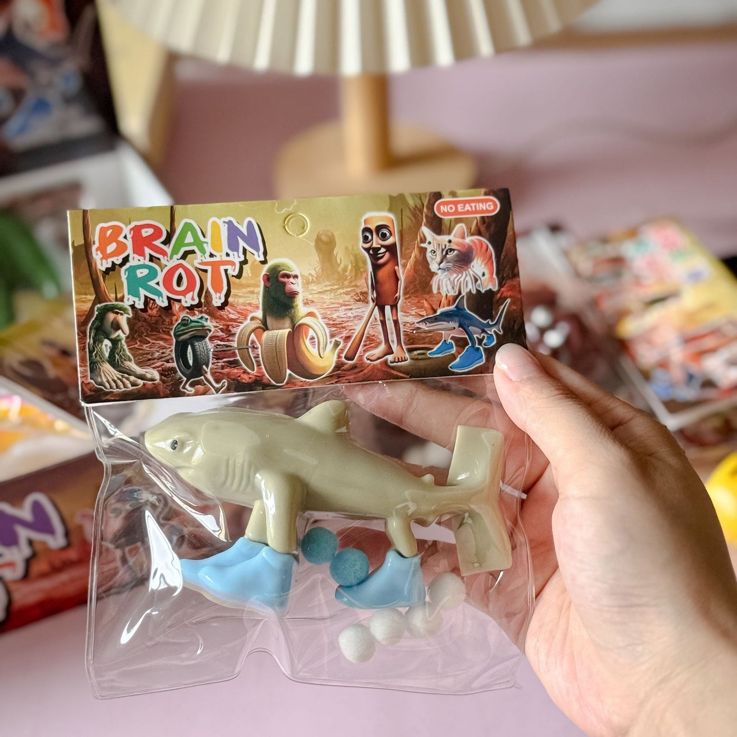 Squishy Squeeze Brain Rot Toy