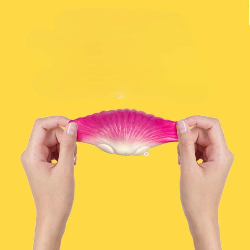 Giocattolo squishy a conchiglia
