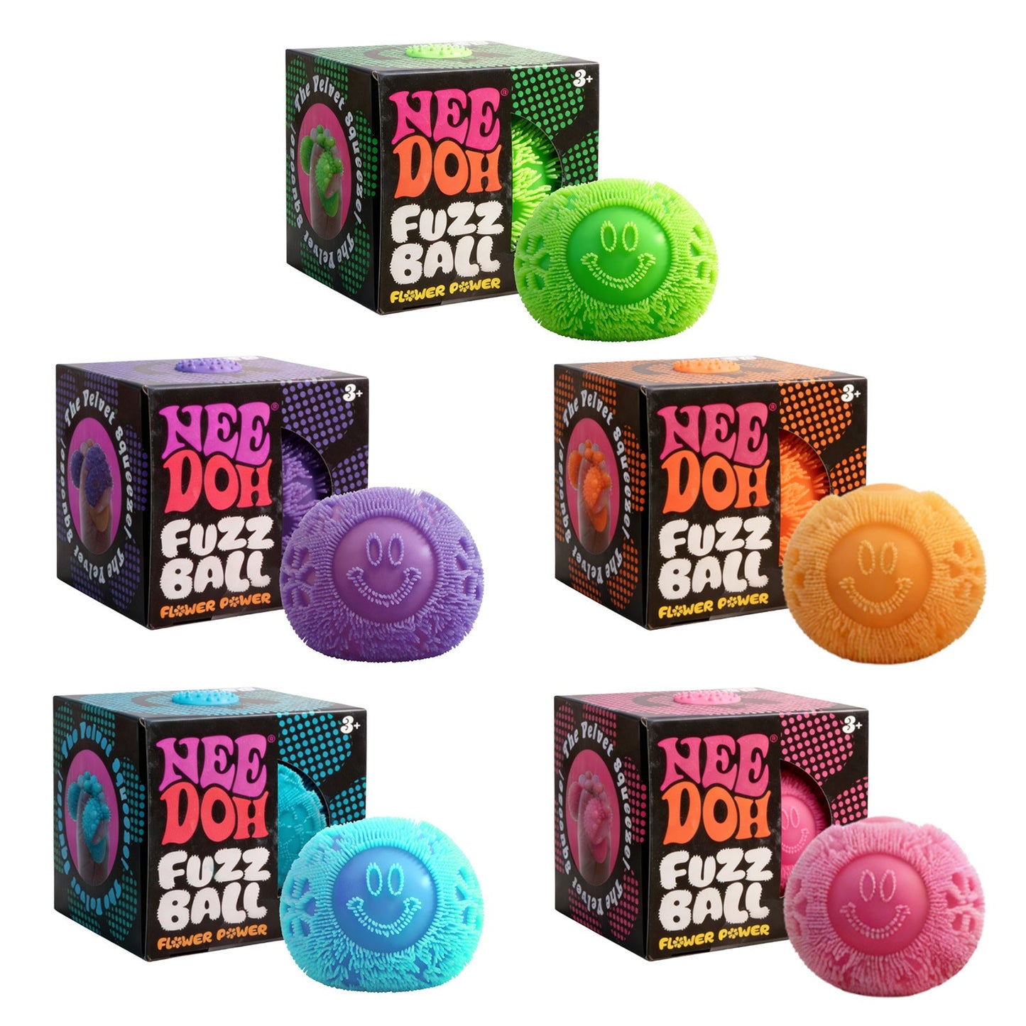 Squeeze Fuzz Ball Toy