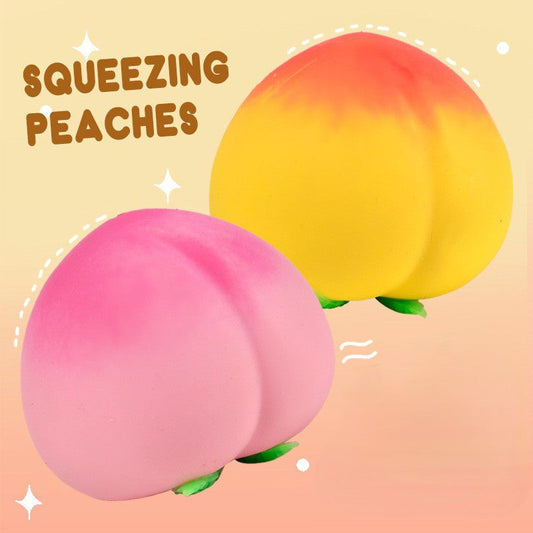 Squishy Squeeze Peach Toy